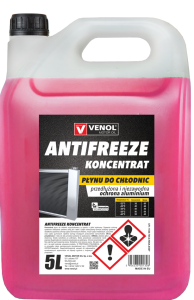 VENOL ANTIFREEZE KONCENTRAT CZERWONY 5L (kanister prosty)